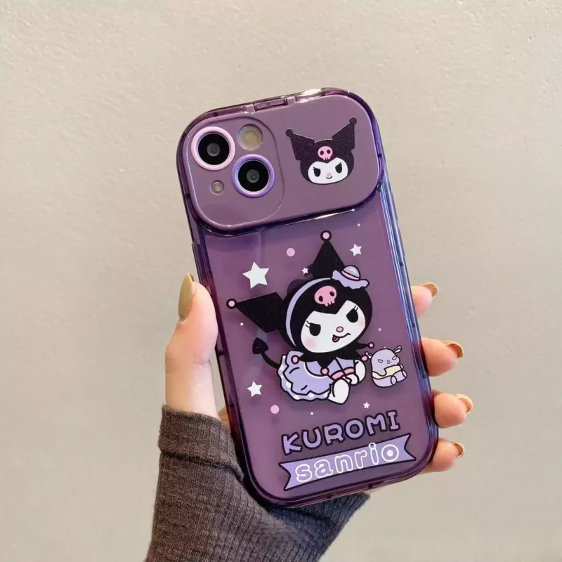 Sanrio Kuromi Cosmetic Mirrors Phone Cases