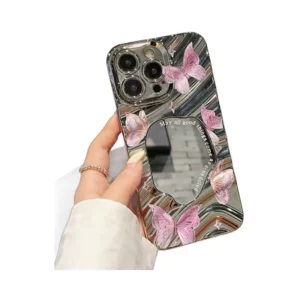 Purple Butterfly Mirrors Phone Cases